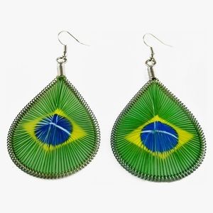 5 for $20 MIX N MATCH Brasil Flag Earrings